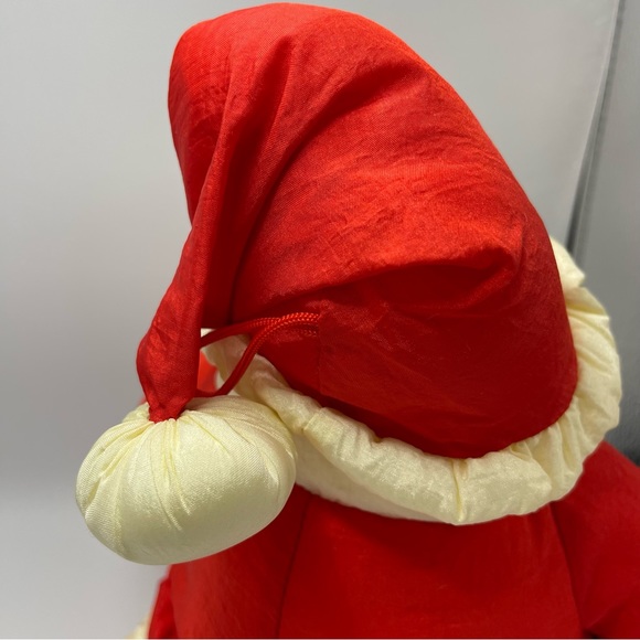 Vintage Santa Claus plush nylon parachute material stuffed animal - Picture 10 of 11